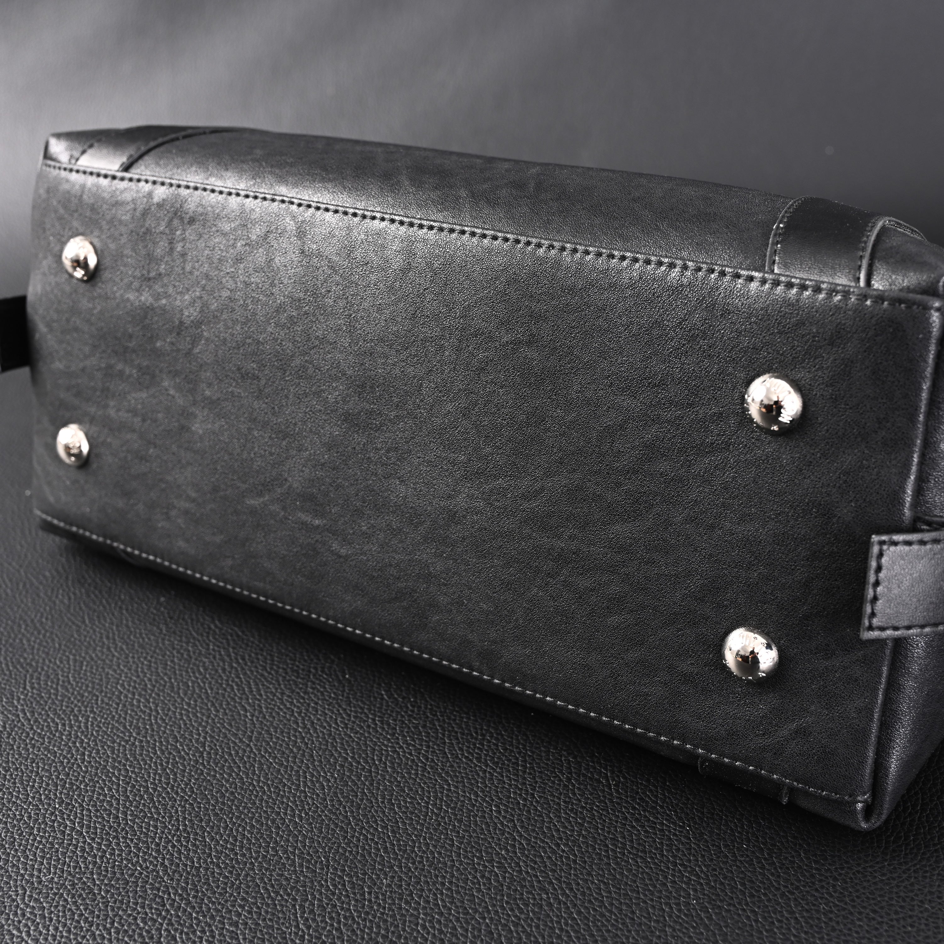 Louis Vuitton Nano Biker Bag in Black Lambskin Leather – Top Handle & Shoulder Carry (M14623)